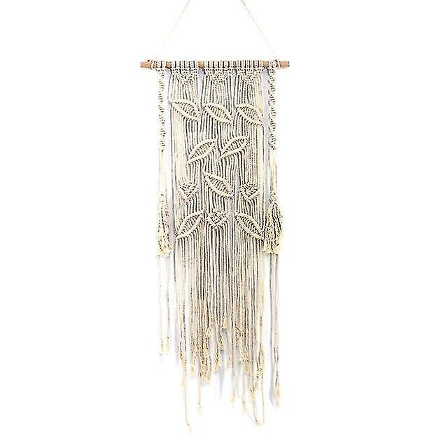 Tapiz De Macramé Para Colgar En La Pared, Decoración Del Hogar, Color Beige - Venta Internacional.