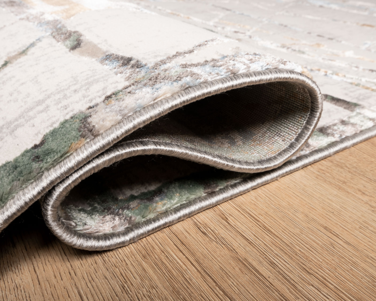 Foto 3 pulgar | Tapete Decorativo Zaria T2199 Gris Crema 240*340