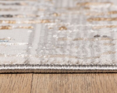 Foto 3 | Tapete Decorativo Zaria T2238 Gris Crema 160*230
