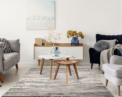 Foto 5 | Tapete Decorativo Zaria T2200 Gris Crema 240*330