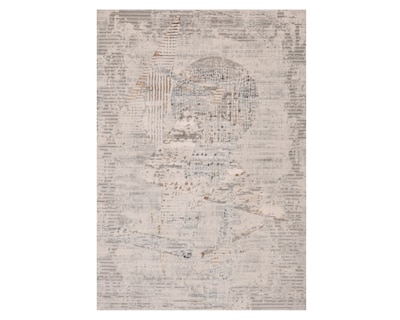 Foto 1 | Tapete Decorativo Zaria T2234 Gris Crema 160*230