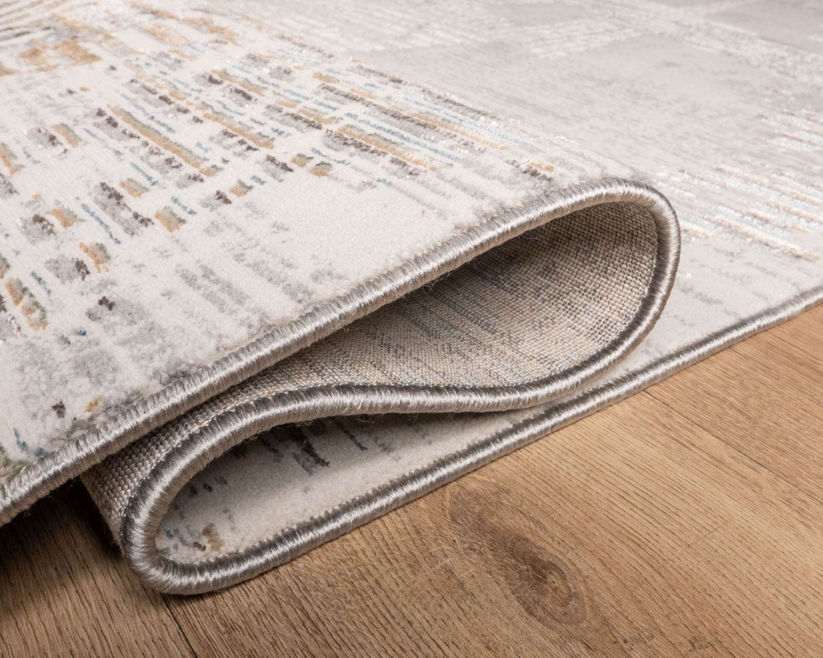 Foto 3 pulgar | Tapete Decorativo Zaria T2234 Gris Crema 160*230