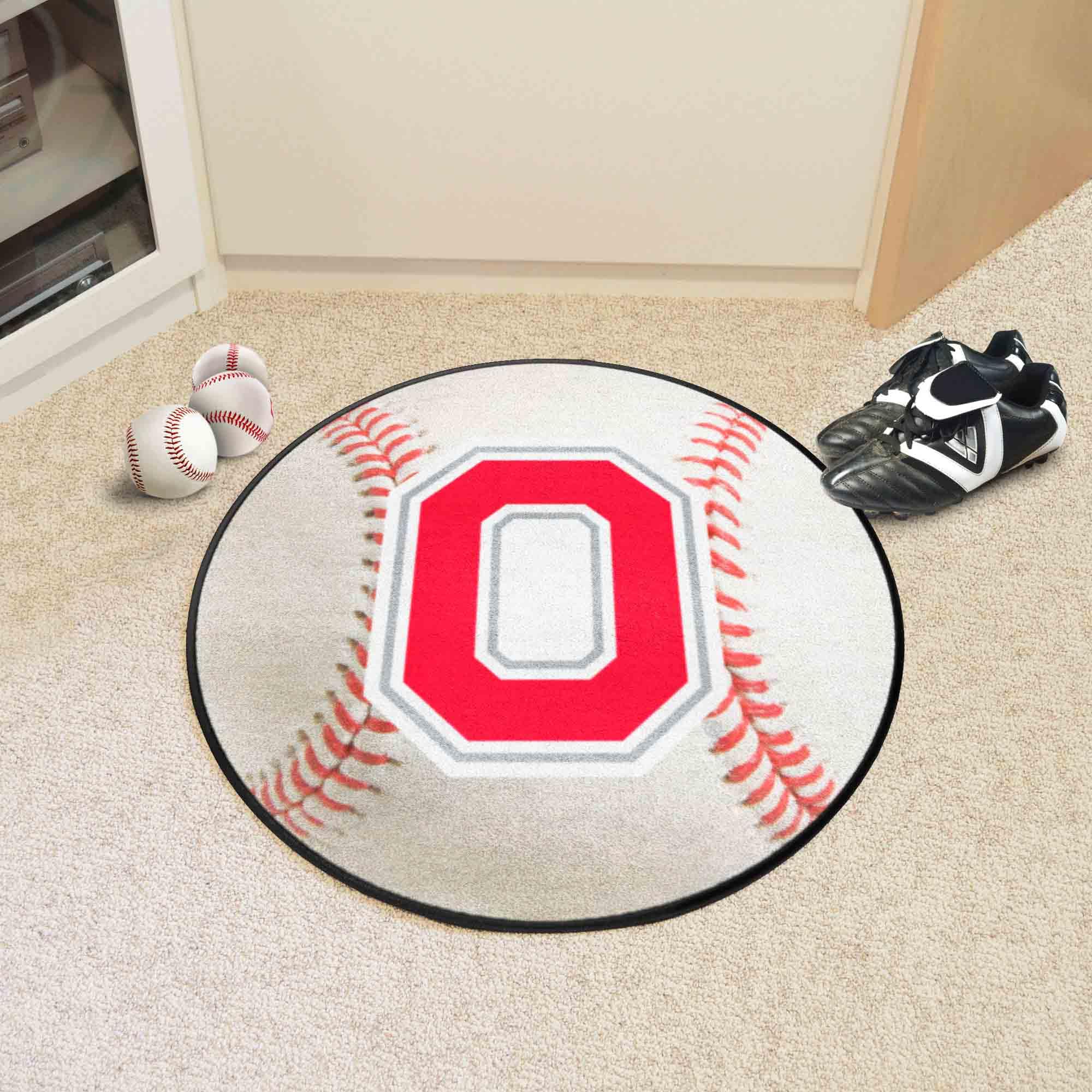 Foto 2 | Alfombrilla De Inicio Rug Fanmats De La Ncaa Ohio State Buckeyes, 48 X 76 Cm - Venta Internacional.