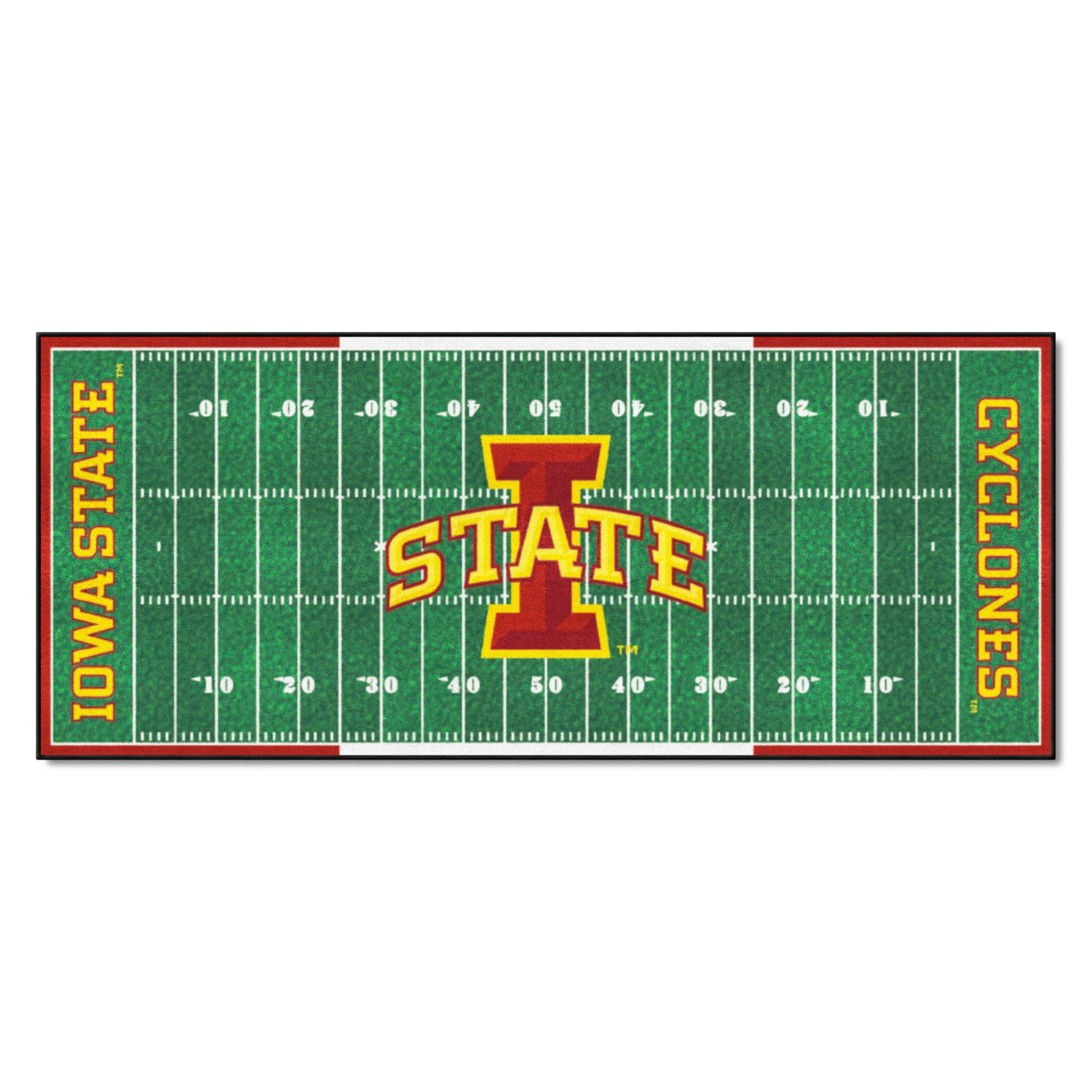 Foto 2 pulgar | Alfombra Para Corredores De Campo Fanmats Ncaa, Estado De Iowa, Ciclones, 76 X 183 Cm - Venta Internacional.