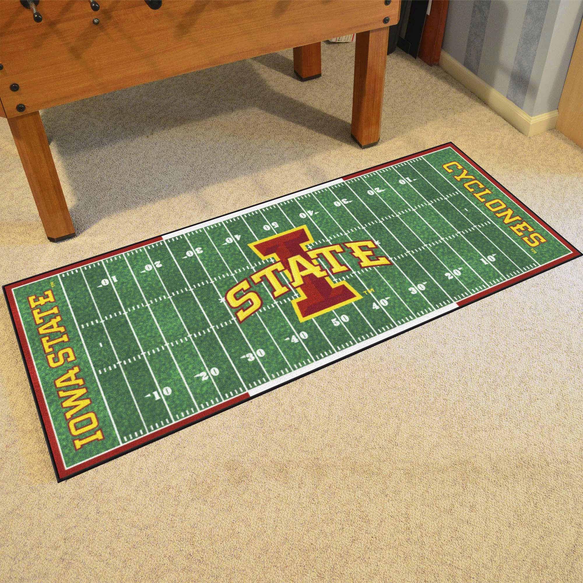 Foto 3 pulgar | Alfombra Para Corredores De Campo Fanmats Ncaa, Estado De Iowa, Ciclones, 76 X 183 Cm - Venta Internacional.