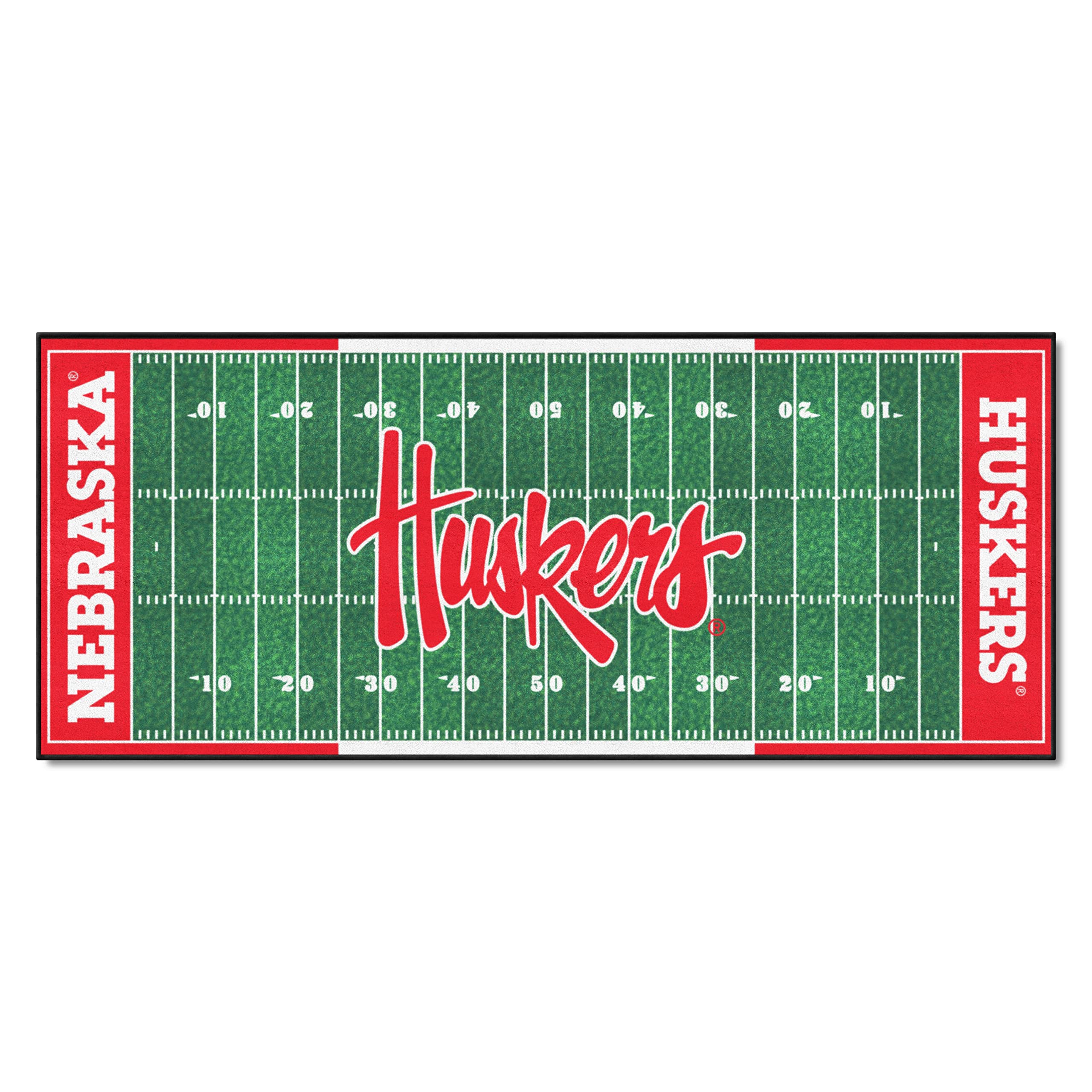 Foto 2 pulgar | Alfombra Field Runner Fanmats Con El Logotipo De Los Cornhuskers De Nebraska De La Ncaa - Venta Internacional.