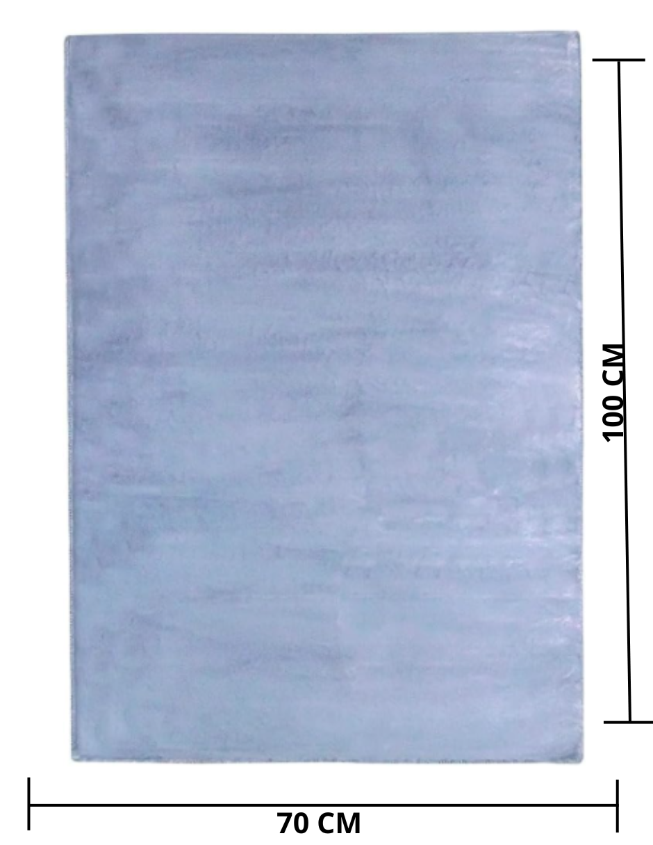 Foto 2 | Tapete Heaven Gris 70x100cm Livingreen 1 M 70 Cm Liso Gris Claro