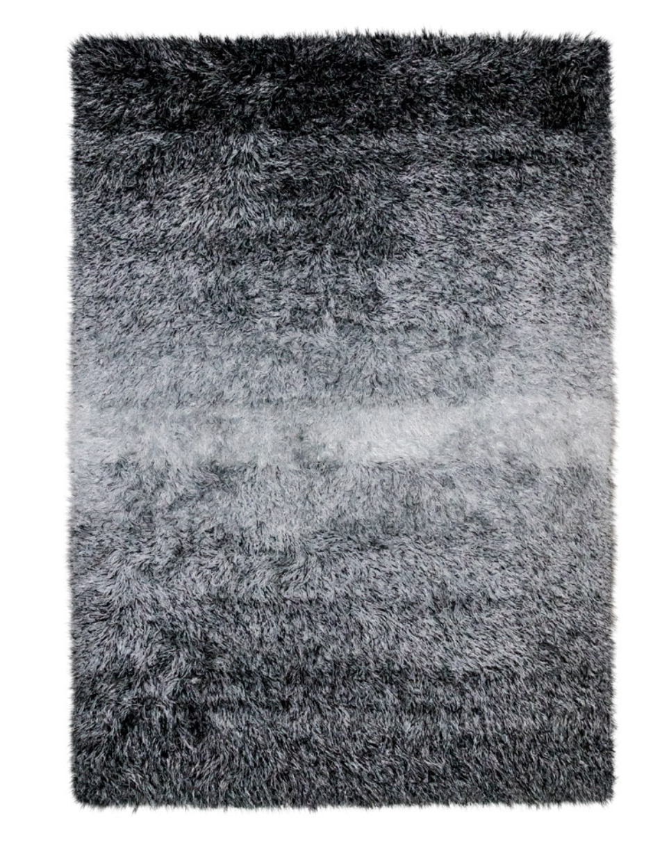 Tapete Sena Shades Gris 70x100cm Alfombra Livingreen 1 M 70 Cm Líneas Azul Acero
