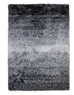 Foto 1 | Tapete Sena Shades Gris 70x100cm Alfombra Livingreen 1 M 70 Cm Líneas Azul Acero