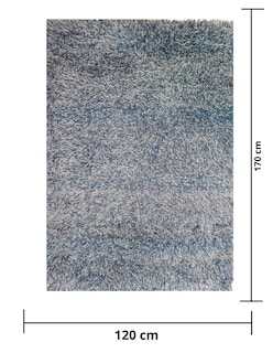 Foto 2 | Tapete Decorativo 120 X 170 Cm Azul Para Hogar Y Salas