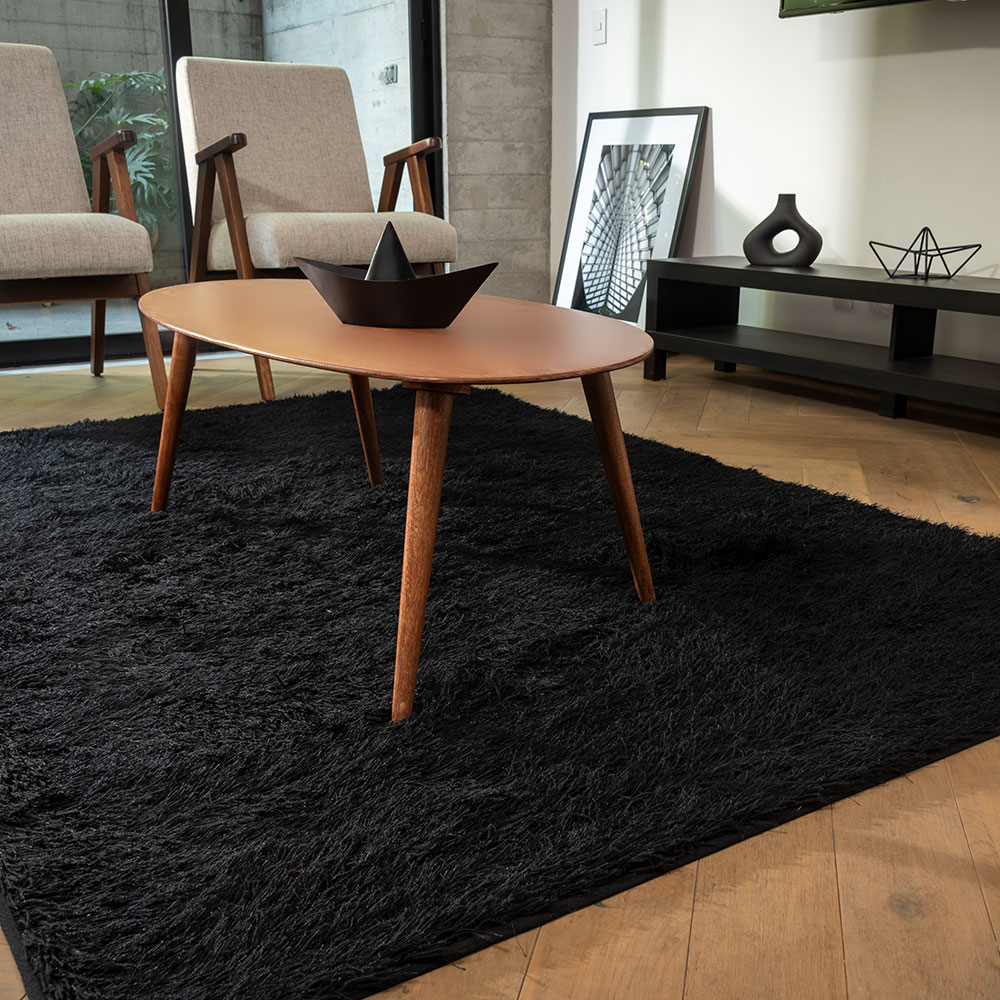 Foto 5 pulgar | Tapete Livingreen 160 X 225 Cm Negro