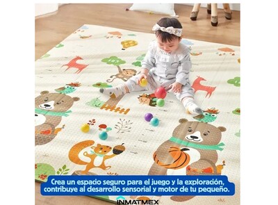 Foto 2 | Kit De Diversión Xtellar: Tapete De Actividades Y Exploración Para Bebé 200x150x1.5