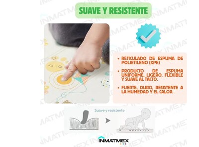 Foto 4 | Kit De Diversión Xtellar: Tapete De Actividades Y Exploración Para Bebé 200x150x1.5