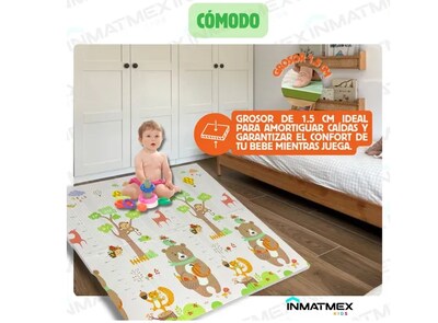 Foto 5 | Kit De Diversión Xtellar: Tapete De Actividades Y Exploración Para Bebé 200x150x1.5
