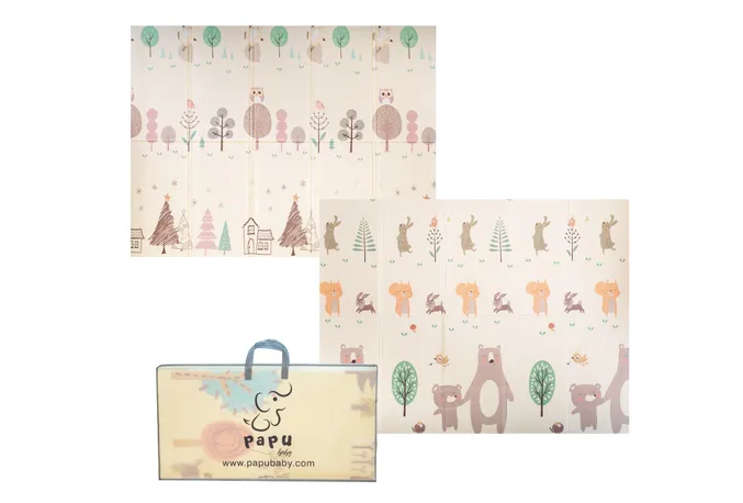 Foto 2 pulgar | Xtellar Tapete Multiusos De Juego Papubaby Plegable Para Niños De 150 X 200 Cm - Seguro, Ecológico Y Portátil