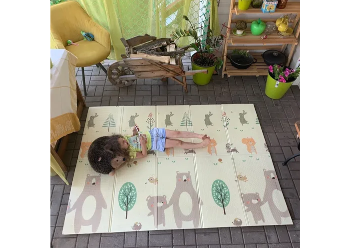 Foto 2 | Xtellar Tapete Multiusos De Juego Papubaby Plegable Para Niños De 150 X 200 Cm - Seguro, Ecológico Y Portátil