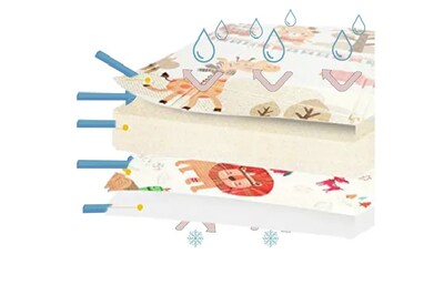 Foto 4 | Xtellar Tapete Multiusos De Juego Papubaby Plegable Para Niños De 150 X 200 Cm - Seguro, Ecológico Y Portátil