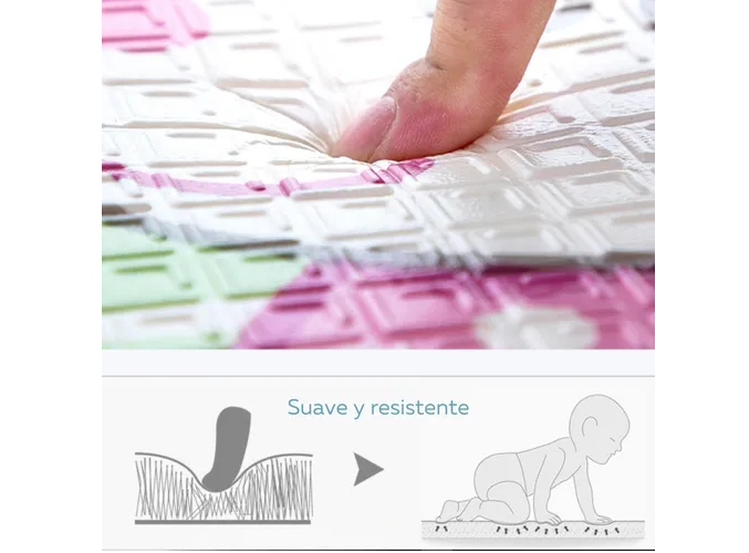 Foto 5 | Xtellar Tapete Multiusos De Juego Papubaby Plegable Para Niños De 150 X 200 Cm - Seguro, Ecológico Y Portátil