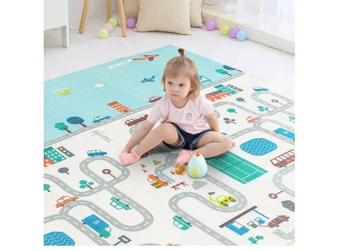 Foto 3 pulgar | Xtellar Tapete Juego Infantil Papubaby – Plegable, Seguro, Antideslizante Y Multiusos – 150x200 Cm