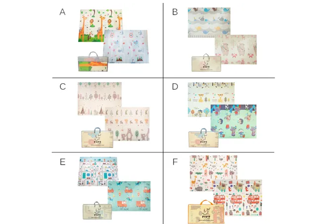 Foto 4 pulgar | Xtellar Tapete Juego Infantil Papubaby – Plegable, Seguro, Antideslizante Y Multiusos – 150x200 Cm
