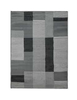 Foto 1 | Tapete De Sala Gris 120x160cm Lt-20 Livingreen 1.6 M 1.2 M Geométrico Gris