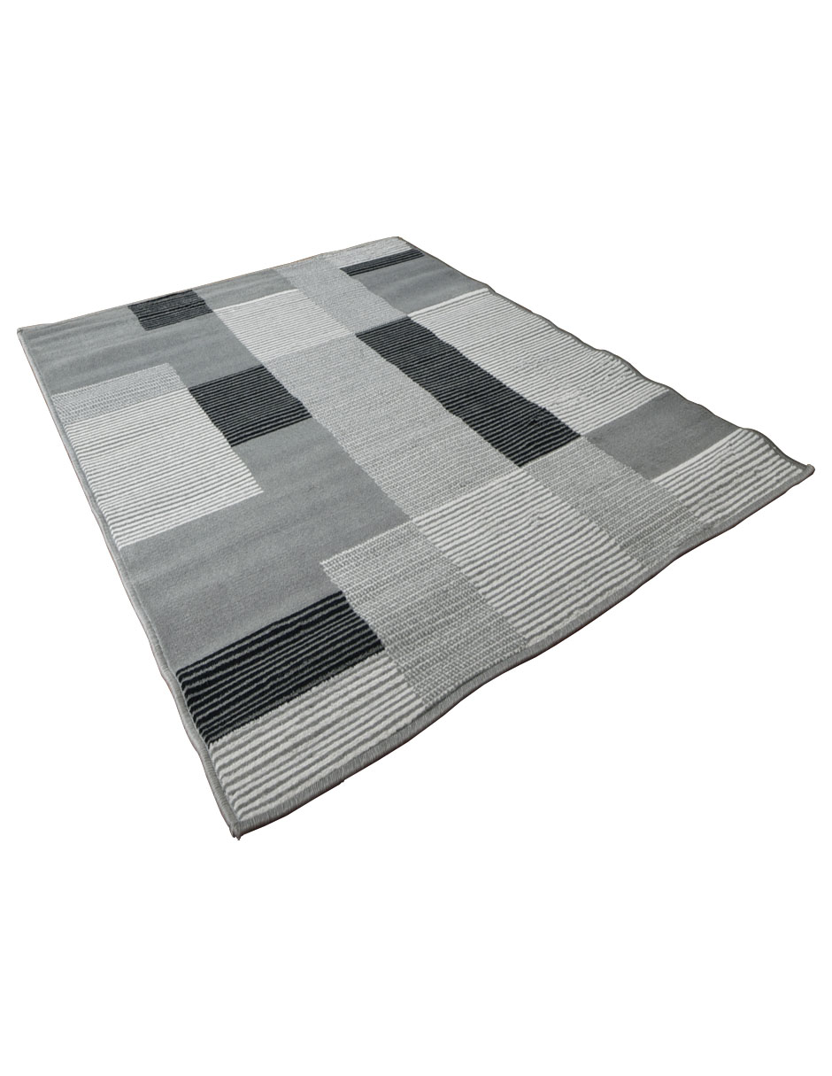 Foto 4 pulgar | Tapete De Sala Gris 120x160cm Lt-20 Livingreen 1.6 M 1.2 M Geométrico Gris