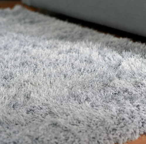 Foto 4 pulgar | Alfombra Dormitorio Pie De Cama 70 X 110 Cm Gris