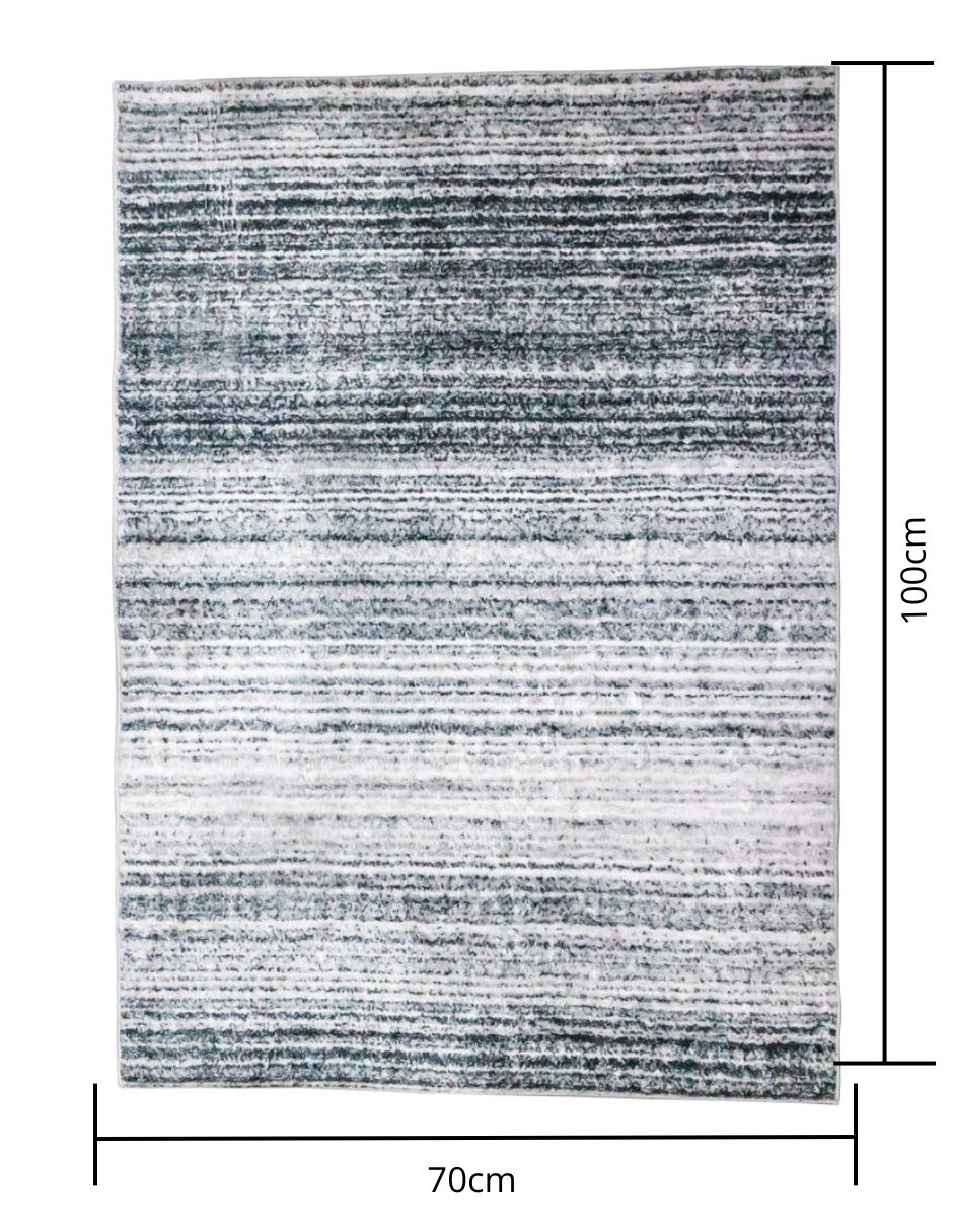 Foto 2 | Tapete Gris Berlin 70cm X 100cm Alfombra Para Sala