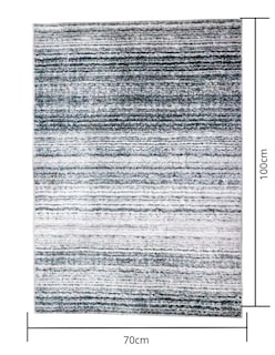 Foto 2 | Tapete Gris Berlin 70cm X 100cm Alfombra Para Sala