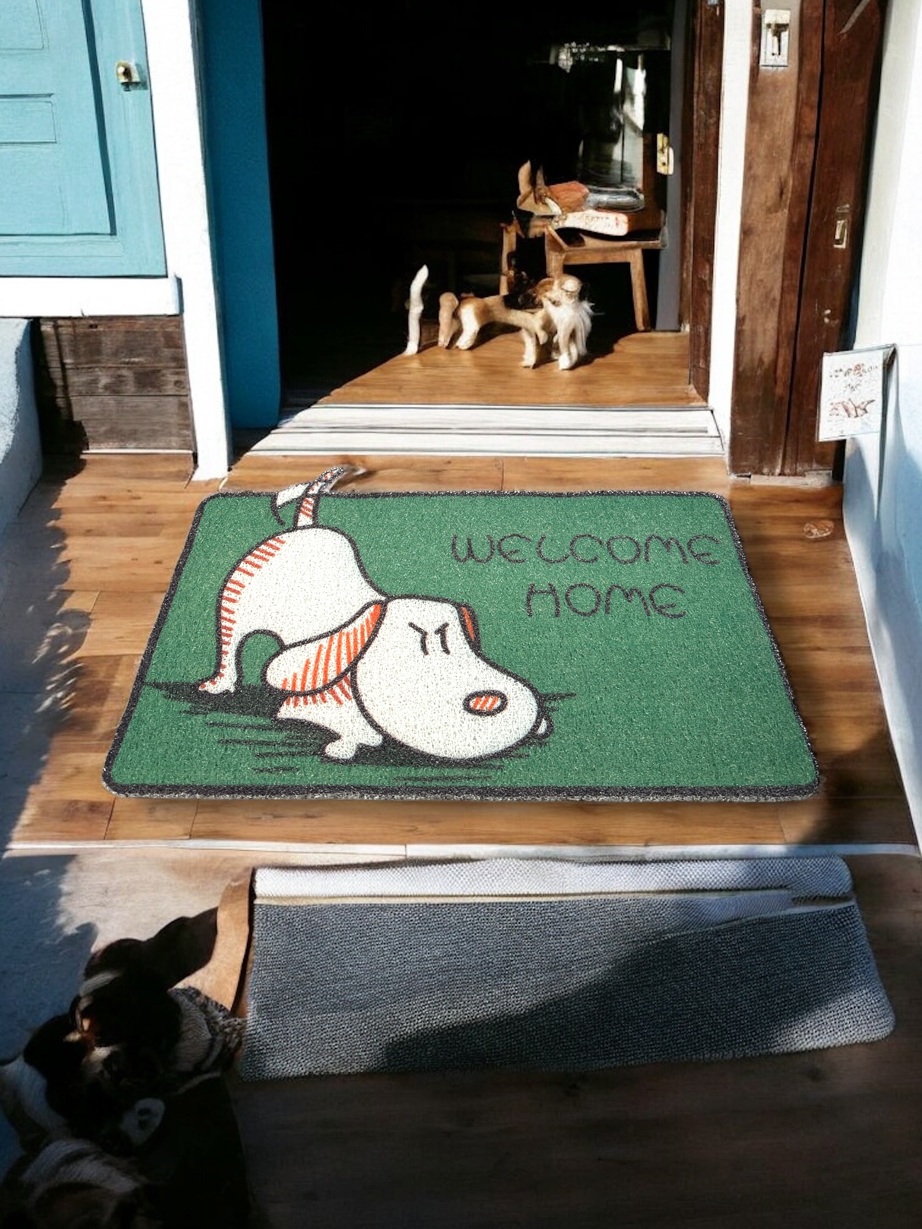 Foto 3 | Tapete Entrada Casa Bienvenida Exterior Antiderrapante Perro
