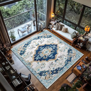Foto 4 | Alfombra Crystal Velvet Nordic Ethnic Para Uso Doméstico - Venta Internacional.