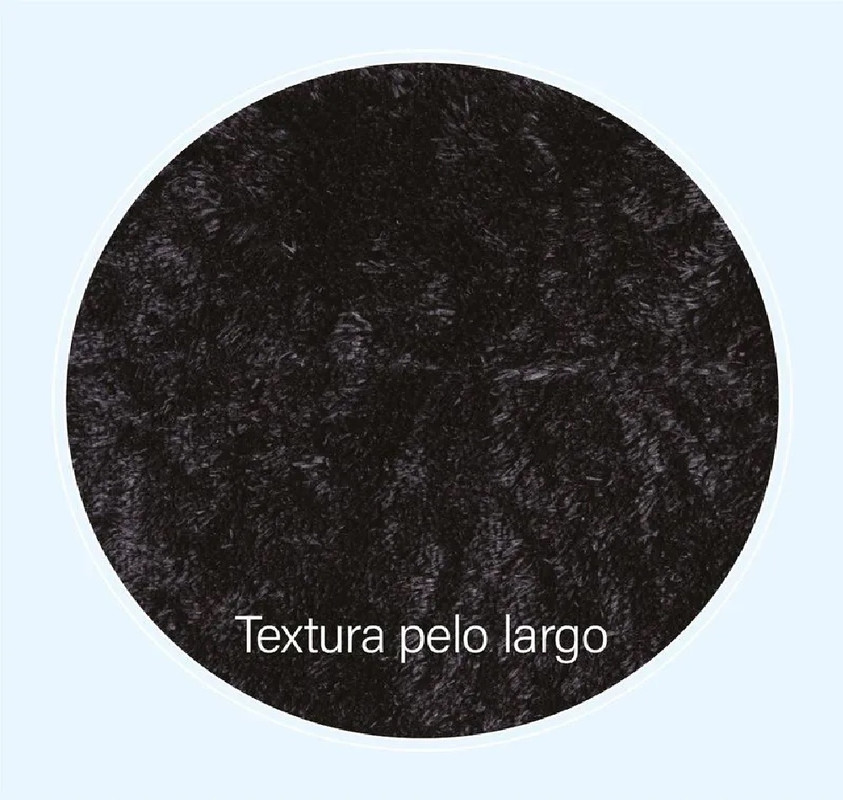 Foto 2 | Tapete Shaggy Luxury Salida Baño Negro Suave Concord