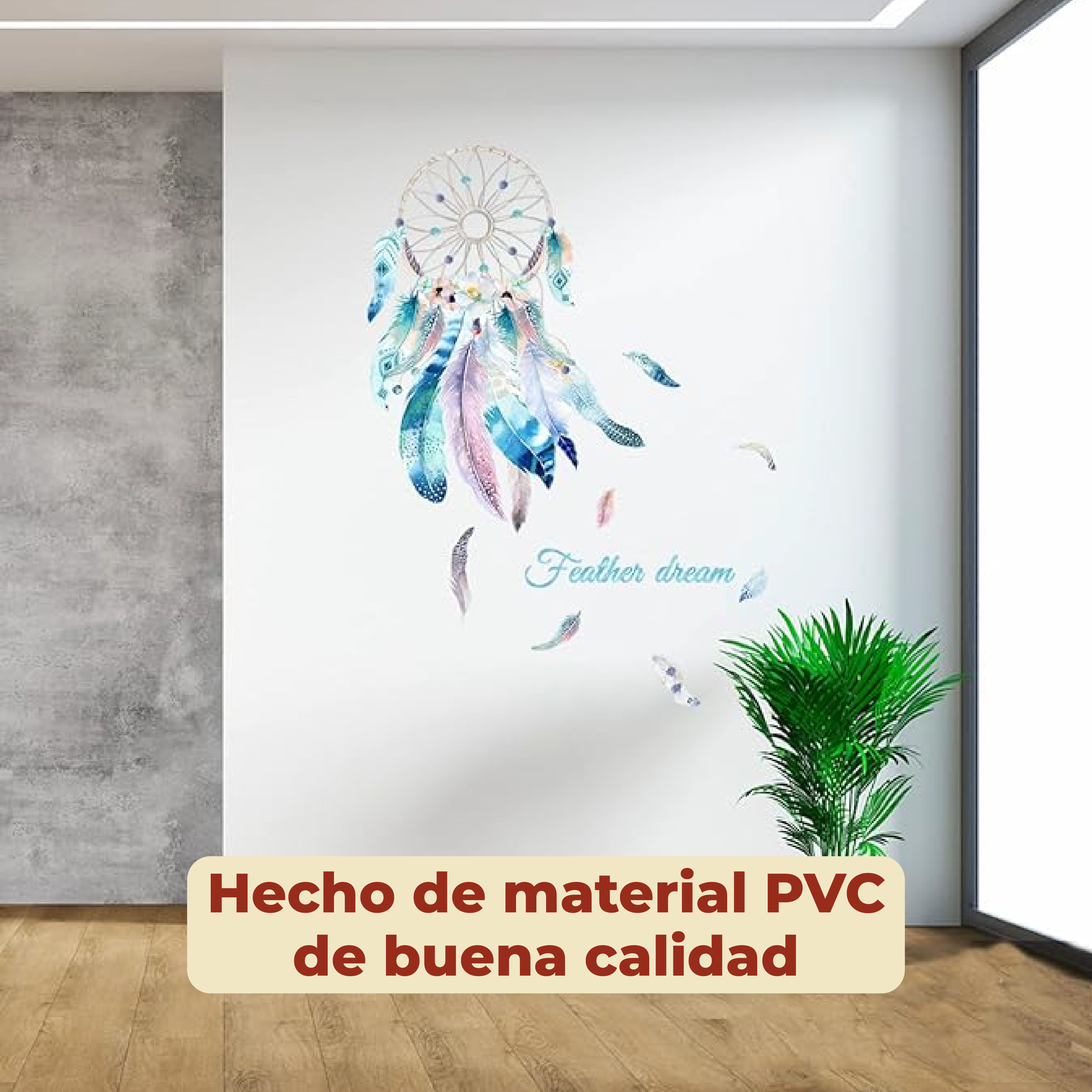 Foto 4 | Sticker Vinil Decorativo Para Pared Con Diseño De Atrapasueños