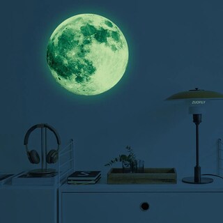 Foto 2 | Pegatina Para Pared Luminosa Con Diseño De Luna