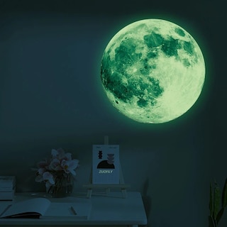Foto 3 | Pegatina Para Pared Luminosa Con Diseño De Luna
