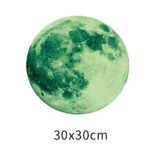 Foto 4 | Pegatina Para Pared Luminosa Con Diseño De Luna