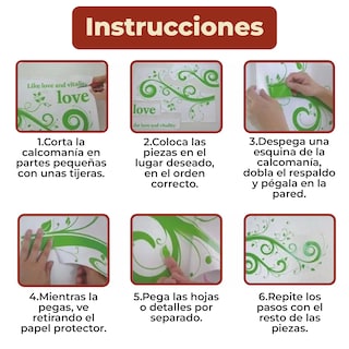Foto 5 | Sticker Vinil Decorativo Para Pared Con Diseño De Flores De Cerezo