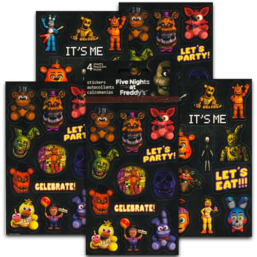 Venta Internacional - Pegatinas Five Nights At Freddy's 4 Hojas $367