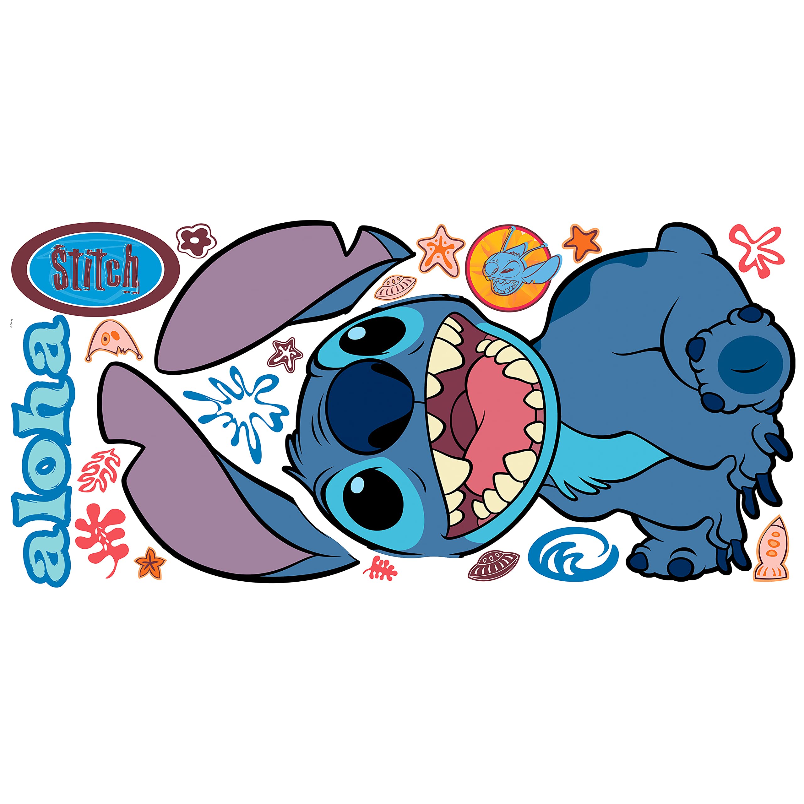 Foto 3 pulgar | Adhesivos De Pared Disney Stitch Giant Roommates Rmk5110gm - Venta Internacional.