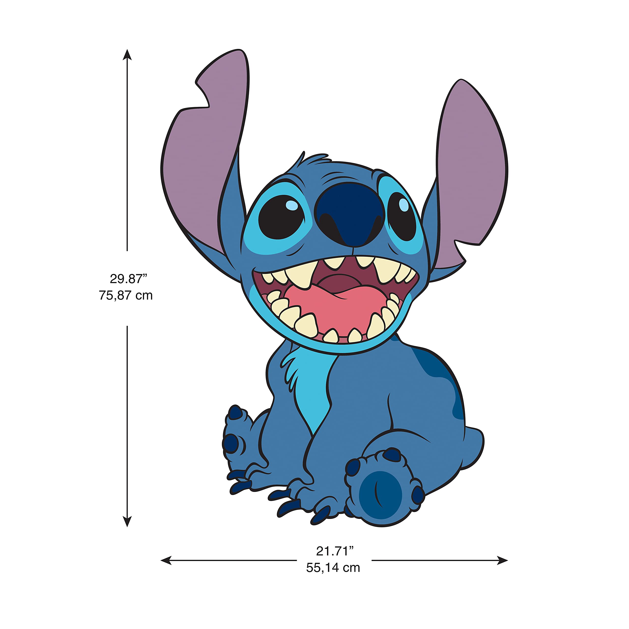 Foto 6 pulgar | Adhesivos De Pared Disney Stitch Giant Roommates Rmk5110gm - Venta Internacional.