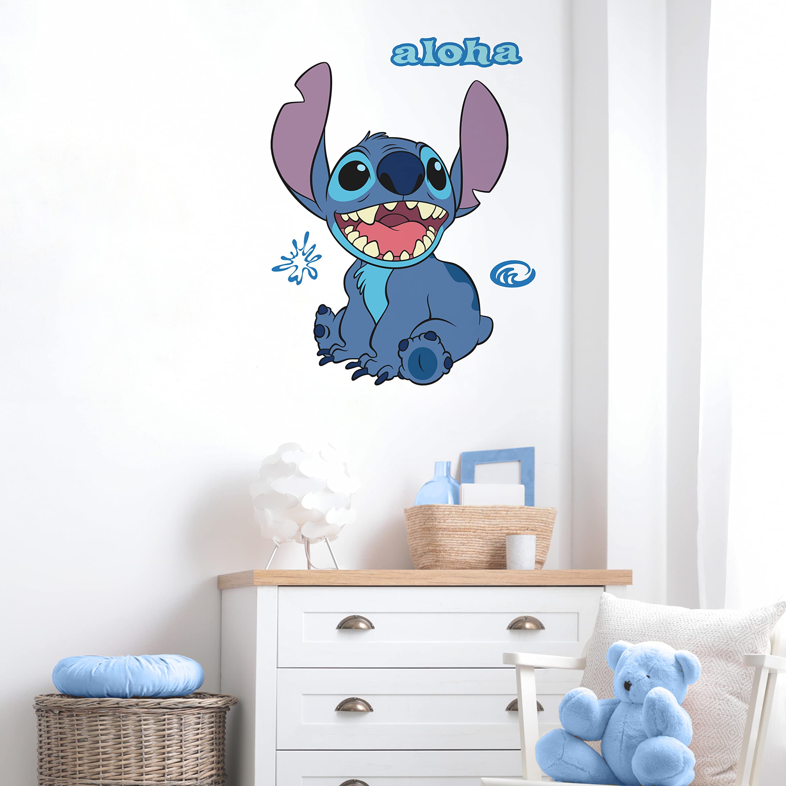 Foto 8 pulgar | Adhesivos De Pared Disney Stitch Giant Roommates Rmk5110gm - Venta Internacional.