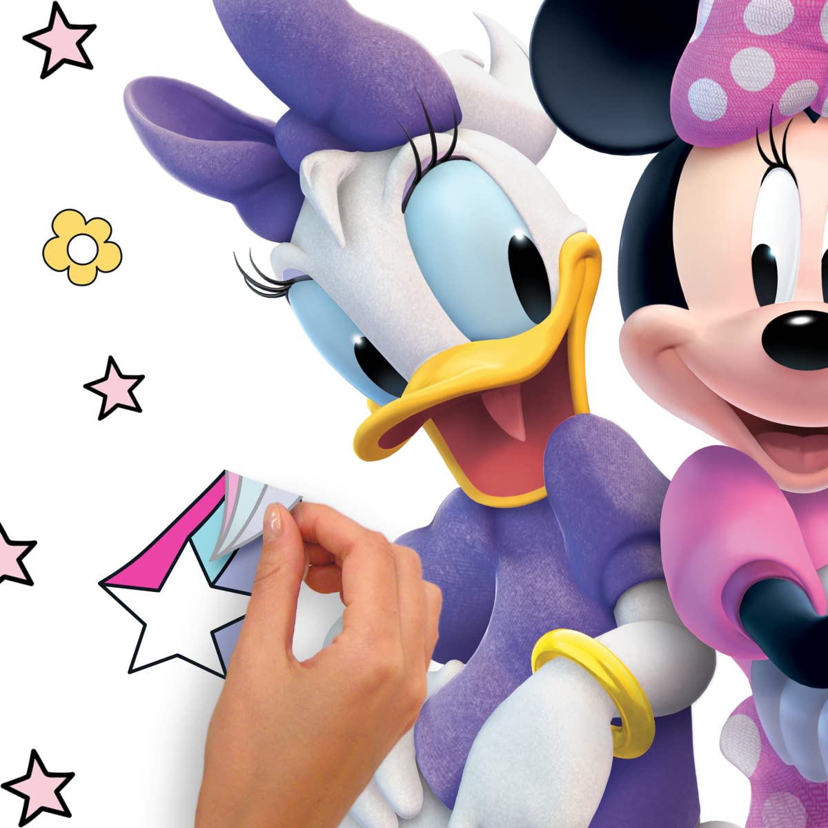 Foto 6 pulgar | Adhesivos De Pared Disney Minnie Mouse Con Alphabet Roommates Rmk5156gm - Venta Internacional.