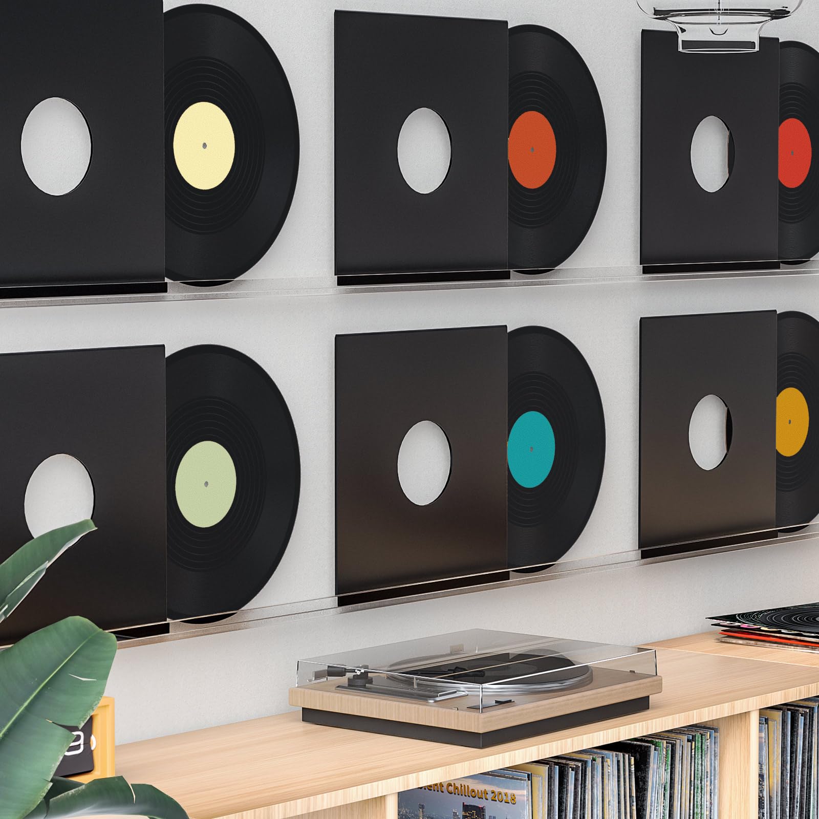 Foto 5 pulgar | Disco De Vinilo Decorativo Facmogu De 12 Pulgadas, Paquete De 6 Para Decoración - Venta Internacional.