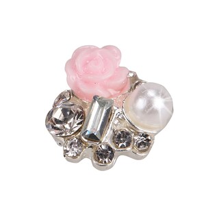 Foto 2 | Adhesivo Decorativo Para Uñas Con Diamantes De Imitación Color Rosa - Venta Internacional.