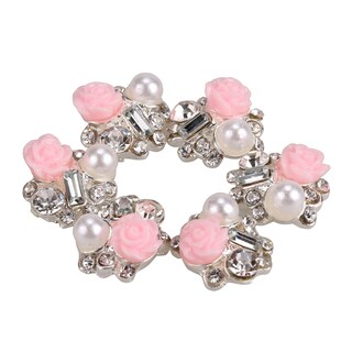 Foto 4 | Adhesivo Decorativo Para Uñas Con Diamantes De Imitación Color Rosa - Venta Internacional.