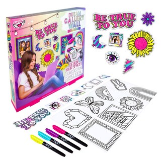 Foto 2 | Kit De Diseño De Pegatinas De Pared Fashion Angels Dream Gallery Con Rotuladores - Venta Internacional.