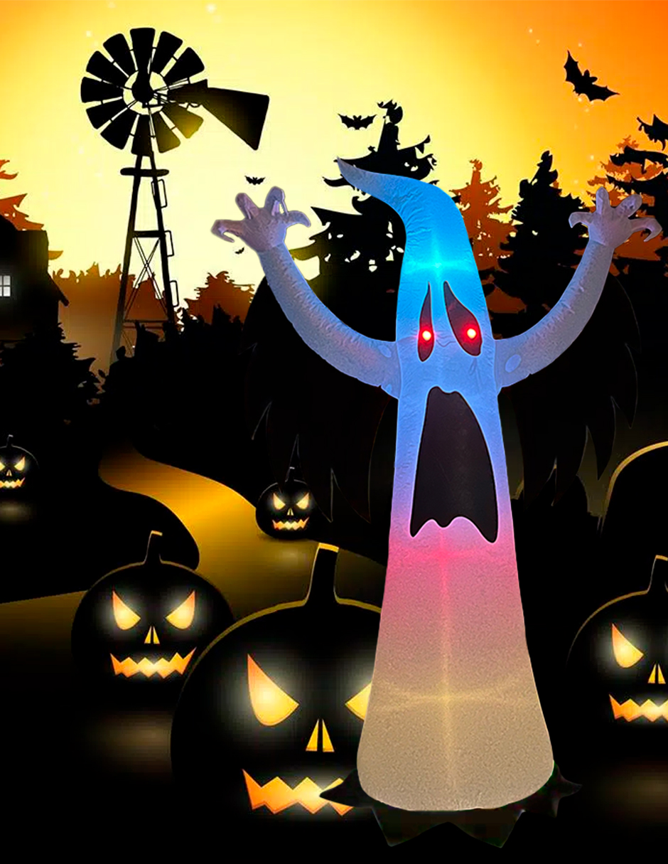 Foto 7 | Inflable Halloween Artego Fantasma Ghost Con Led Flashing Multicolor