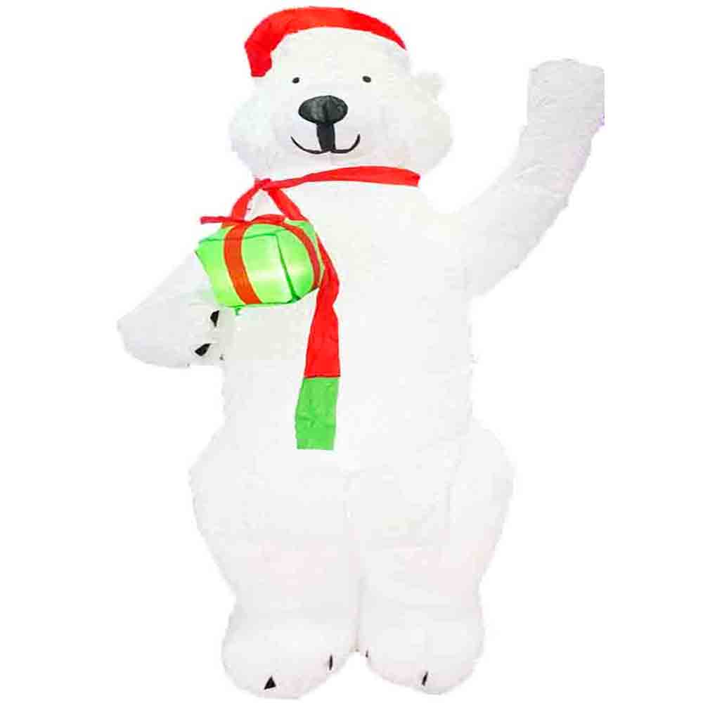 Inflable Navideño Kyuden Home Oso Afelpado