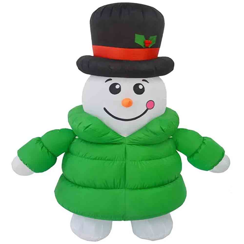 Foto 1 | Inflable Muñeco de Nieve con Chamarra Kyuden Home Verde