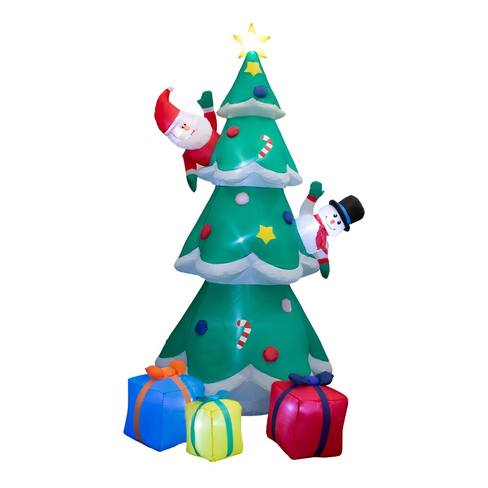 Inflable Navideño Árbol Navidad Santa Importadora La Merced 2.40 m $1,839